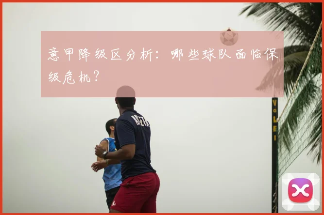 意甲降级区分析:哪些球队面临保级危机?